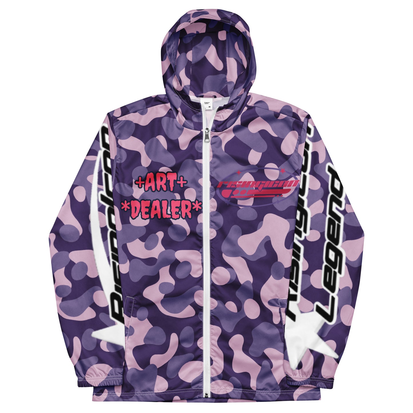 ART DEALER “LOCAL SUPPORT” CAMO EDITION windbreaker