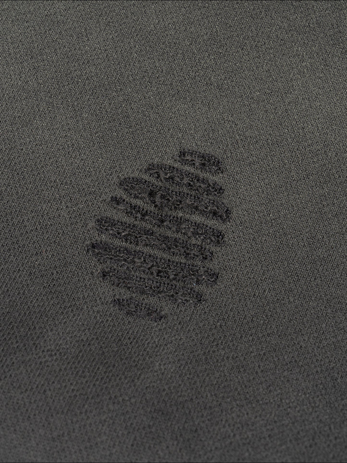 SECTION BRUGHIERA TRACK Frayed Sunfade Boxy Fleece Hoodie