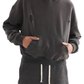 SECTION BRUGHIERA TRACK Frayed Sunfade Boxy Fleece Hoodie