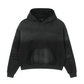 SECTION BRUGHIERA TRACK Frayed Sunfade Boxy Fleece Hoodie