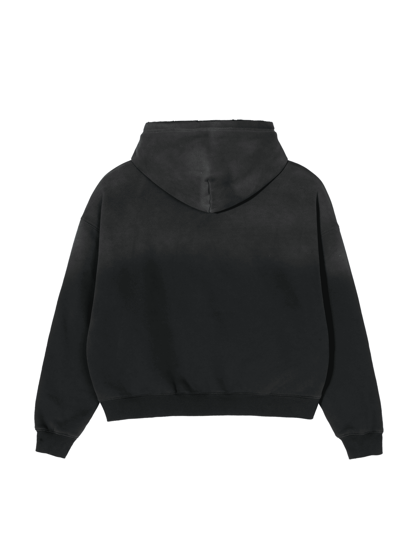 SECTION BRUGHIERA TRACK Frayed Sunfade Boxy Fleece Hoodie