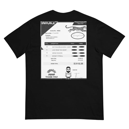 SECTION BRUGHIERA INVOICE VINTAGE garment-dyed heavyweight t-shirt